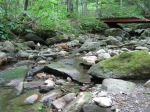 A bridge crossing on the Catamount Trail.